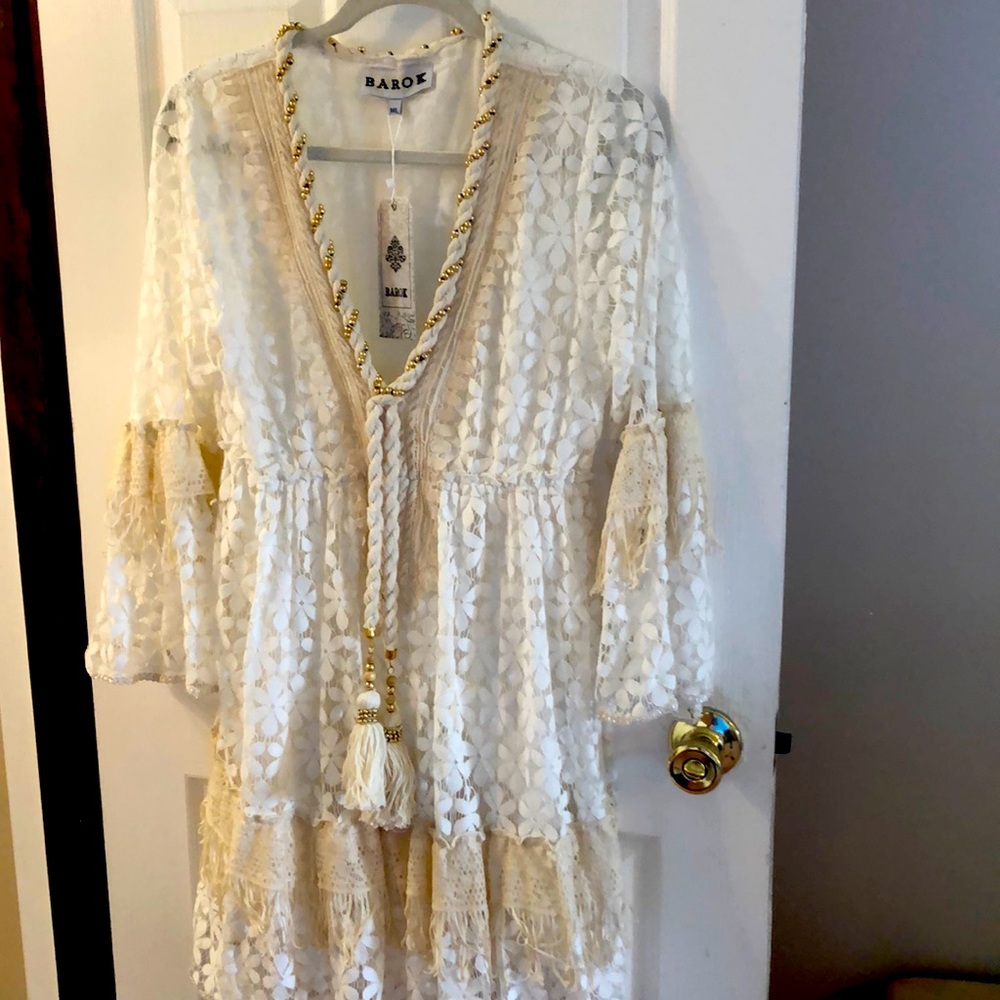 Brand new with tags Barok Paris swim cover up. Boho vibe